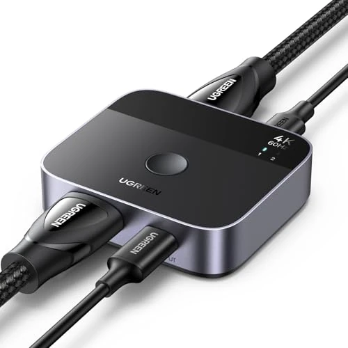 Tijdelijke aanbieding: UGREEN 4K HDMI Switch With USB C Input 2x1 Display One Screen, Plug & Play, HD Audio Sync, ESD Protection for Laptop, TV Box/Stick, PC, PS5/4/3, Xbox 360/One van 36.99 € naar 36.99 € (0.00% korting)