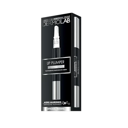 Offerta a tempo: Dermolab - Lip Plumper, Trattamento Rimpolpante Labbra Effetto Filler con Acido Ialuronico, Gatuline Intense MB, e Maxi Lip per Labbra più Carnose, Idratate e Morbide, 50ml - 44% da 15.90 € a 8.90 €