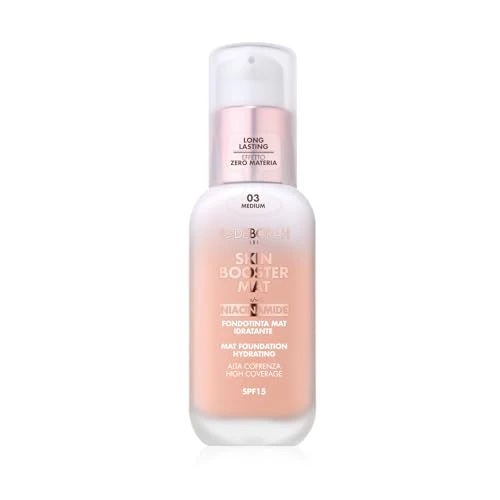 Tijdelijke aanbieding: Deborah Milano Skin Booster MAT Foundation aus Serum, LSF 15, Nr. 3 Medium, belebend und aufhellend, mit Vitamin C, natürlicher Effekt, glättet den Teint, 30 ml van 22.39 € naar 22.39 € (0.00% korting)