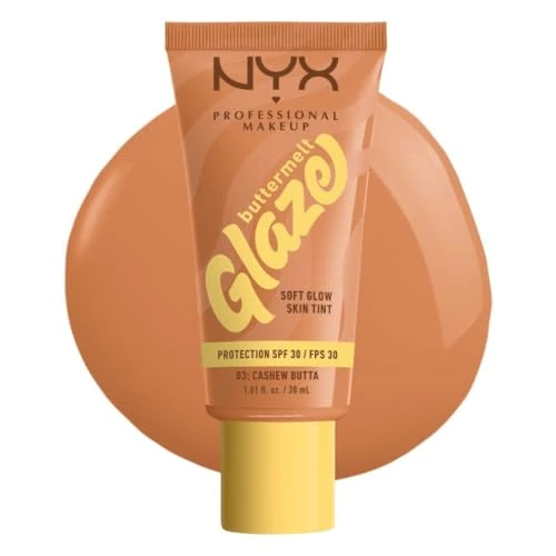 Offre limitée : NYX Professional Makeup Buttermelt Glaze Fond de Teint SPF30 Cashew Butta 30ml de 14.95 € à 13.00 € (13% de remise)