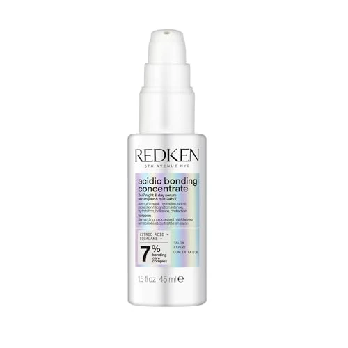 Tijdelijke aanbieding: Redken, 24/7 Night & Day Serum, Voor Beschadigd, Veeleisend en Gekleurd Haar, Herstelt en Beschermt het Haar tegen Schadelijke Invloeden, Acidic Bonding Concentrate, Mini, 45 ML van 25.56 € naar 22.35 € (13% korting)