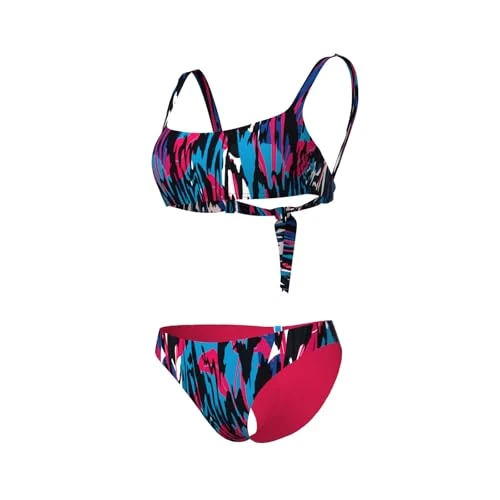 Oferta limitada: ARENA Water Prints Bikini de Tirantes Mujer, Traje de Baño en Tejido Elástico Reciclado de Secado Rápido, Bikini para Playa y Piscina con Copas Extraíbles y Top con Lazos de 12.62 EUR a 12.62 EUR (ahorro 0%)