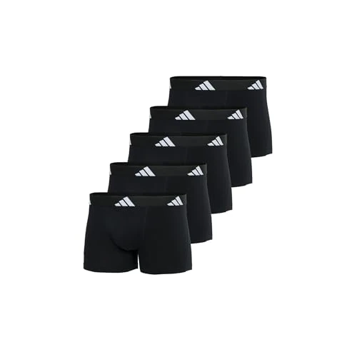 Adidas Trunk (5pk) - Active Flex Cotton sous-vêtements Homme (Lot de 5), Noir (000), XL