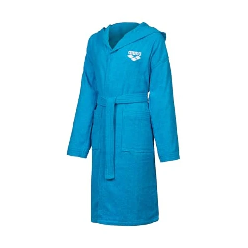 Limited-time offer: ARENA Zeppelin Light Junior Cotton Robe for Boys and Girls, Cotton Robe with Hood and Pockets, Unisex Terry Cloth Robe, Comfortable and Lightweight from 23.63 £ to 23.63 £ (save 0.00%)
