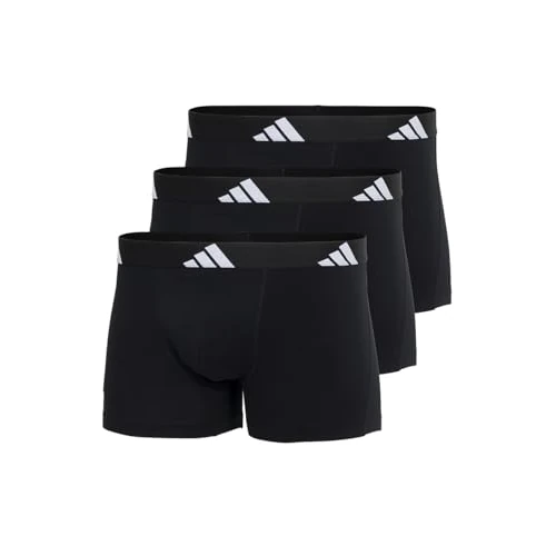 Zeitlich begrenztes Angebot: adidas Trunk (3PK) - Active Flex Cotton - Bequeme Unterwäsche, 000 Black, XXL von 34.95 € auf 27.93 € (20% Rabatt)