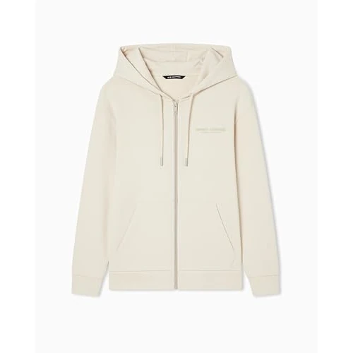 Offerta a tempo: Armani Exchange Laced-up Hood Side Milano-New York Logo Felpa con Cappuccio, ISO, XL da Donna, ISO, XL - 36% da 76.26 € a 48.61 €