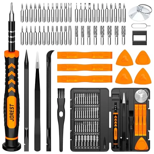 Oferta limitada: JOREST 59pcs Juego Destornilladores Precision de Bricolaje con Torx T5 T6 T8 T9 T10, para reparación de Macbook, iphone, PC, Laptop, PS4, PS5, Xbox, Gafas, Moviles, ipad, Switch, Reloj, Lentes de 14.99 € a 14.99 € (ahorro 0.00%)