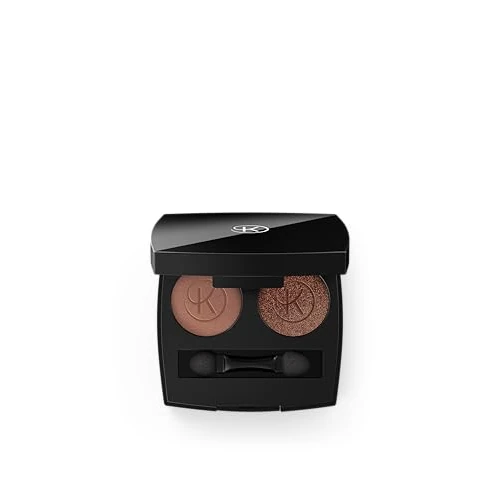 Offerta a tempo: KORFF Palette Ombretti Duo, Trucchi Make Up Occhi, 2 Colori, Effetto Illuminante, Finish da Naturale a Intenso, Trousse con Applicatore e Specchio, 01 Oriental Desert - 67% da 26.50 € a 8.81 €