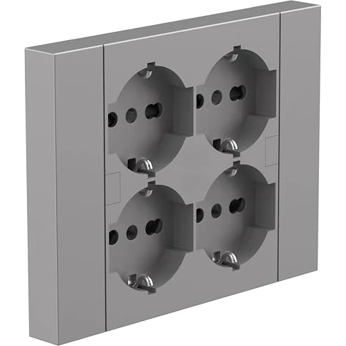 Oferta limitada: Electraline 22135 Quadra - Regleta empotrable (4 plazas universales, P40, compatible con todas las cajas empotradas de 3 plazas (albañilería o paneles de yeso) de 14.00 € a 14.00 € (ahorro 0.00%)