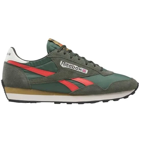 Offerta a tempo: Reebok Aztec II, Scarpe da Ginnastica Unisex-Adulto, Grit Green/Semi Orange Flare/Alabaster, 44.5 EU - 45% da 100.00 € a 54.99 €