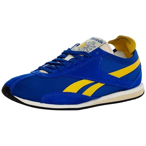 Reebok Zapatillas Unisex R400, Vector Blue/Optimum Blue/Golden Haze, Talla 41 EU, Vector Blue Optimum Blue Golden Haze, 41 EU