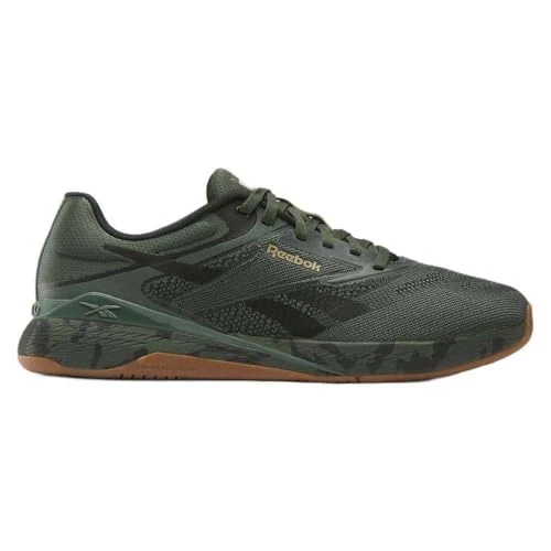 Reebok Unisex Nano X5 Sneaker, Grit Green Black Khaki Brown, 39 EU