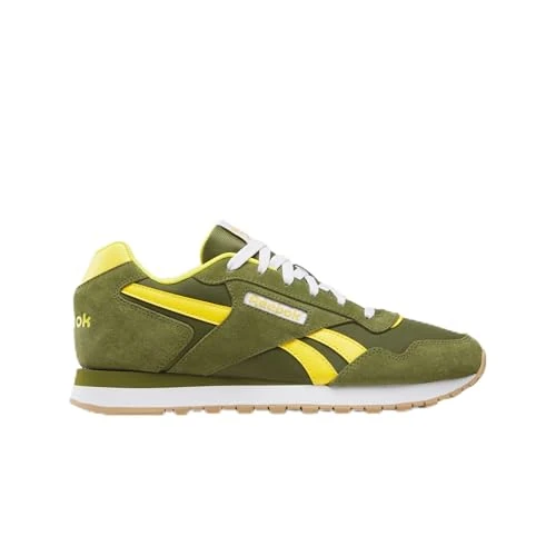 Limited-time offer: Reebok Unisex Glide Trainers, Earthy Green/Golden Haze/White, 34 EU, Earthy Green Golden Haze White, 2 UK from 61.20 GBP to 61.20 GBP (save 0%)