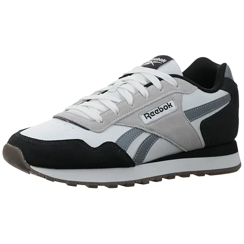 Reebok Sneaker Unisex Glide, Bianco/Nero Lavato, 36,5 EU, Chalk Nero Lavato Bianco, 36.5 EU