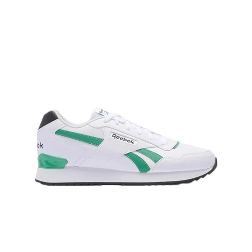 Offre limitee: Reebok Baskets Glide Ripple Clip Unisexes, Blanches, Vertes, Taille 36,5 UE, Blanc et Vert amélioré, 36.5 EU de 75.00 EUR a 37.50 EUR (economie 50%)
