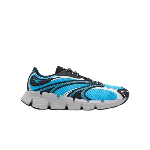 Reebok Zig Hypnotica Unisex Trainers, Core Black Barely Grey Future Cyan, 11.5 UK