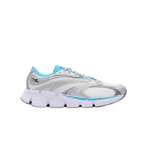 Reebok Unisex Zig HYPNOTICA sneakers, FTWR White/Future Cyaan/Barely Grey, 36 EU, Ftwr White Future Cyan Barely Grey, 36 EU