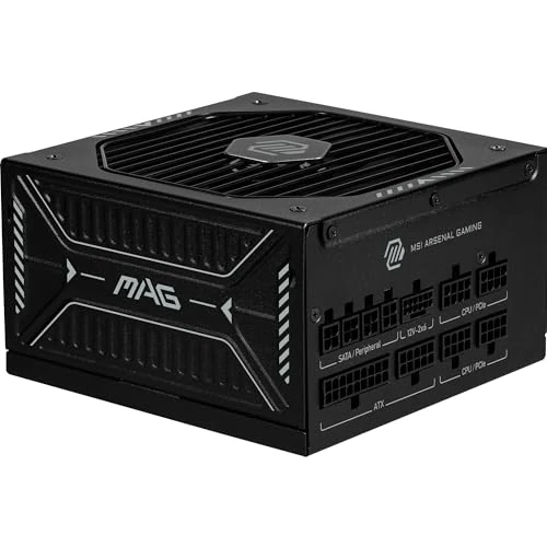 Oferta limitada: MSI mag A1000GLS PCIE5, Fuente de alimentación, 1000W, 80 Plus Gold, ATX 3.1, Soporte GPU PCIe 5.1, 12V-2x6 Nativo, Conector 12V-2x6 de Dos Colores, Fuente de alimentación ATX, Cables con Cubierta de 189.00 EUR a 129.99 EUR (ahorro 31%)