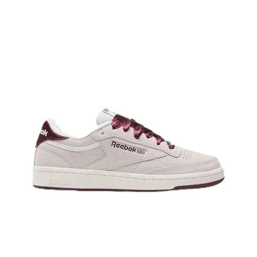 Tijdelijke aanbieding: Reebok dames Club C 85 Sneakers, Luxegrey Blackcherry krijt, 39 EU van 72.39 € naar 72.39 € (0.00% korting)
