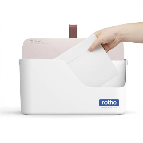 Offerta a tempo: Rotho MyPaper - Organizer per documenti My Paper Plus, in plastica (PP), senza BPA, bianco, (36,4 x 16,8 x 31,7 cm) - 36% da 42.99 € a 27.67 €