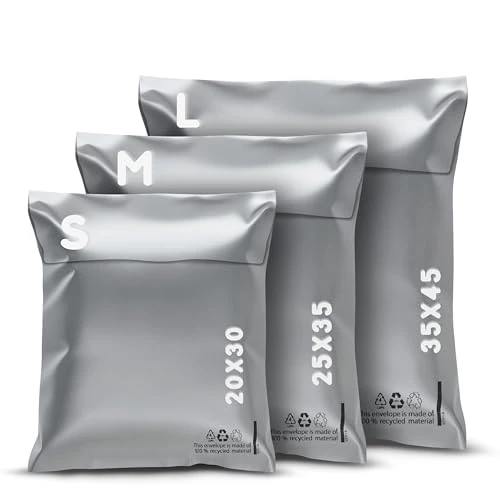 RAGO® Enveloppe Plastique Expedition 30 pièces S-M-L- 10 pièces Achat Colis Perdu Emballage Colis Vinted Pochette plastique Refermable pour vêtements Enveloppe Emballage