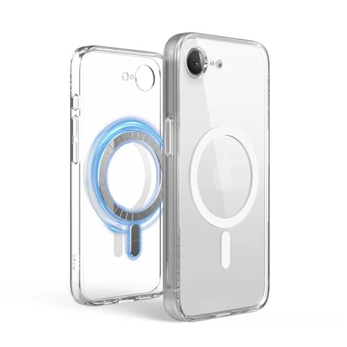 Oferta ograniczona: elago Magnetyczne hybrydowe etui kompatybilne z iPhone 16e, obsługuje MagSafe, odporne na zarysowania, uderzenia (Clear) z 85.99 PLN na 85.99 PLN (zniżka 0%)