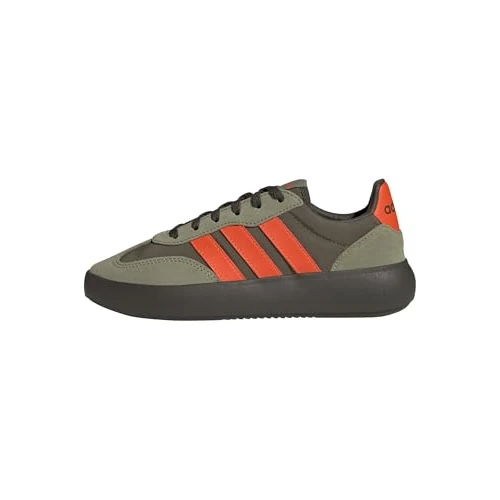 Adidas Mixte Enfant BARREDA Decode Shoes Junior, Olive strata/Impact Orange/Tent Green, 38 2/3 EU