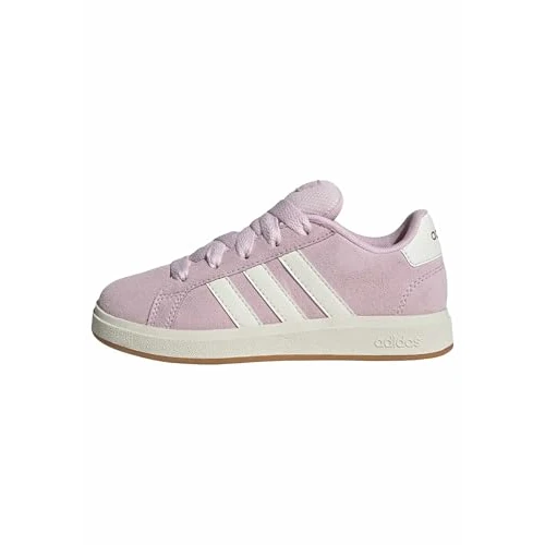 Adidas Mixte Enfant Grand Court 00s Shoes Kids, Clear Pink/Off White/Gum, 38 2/3 EU