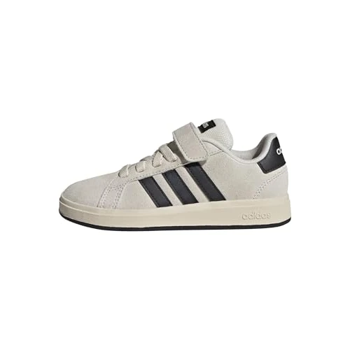 adidas Unisex niños Grand Court 00s Shoes Children, Wonder White/Core Black/Wonder White, 35 EU