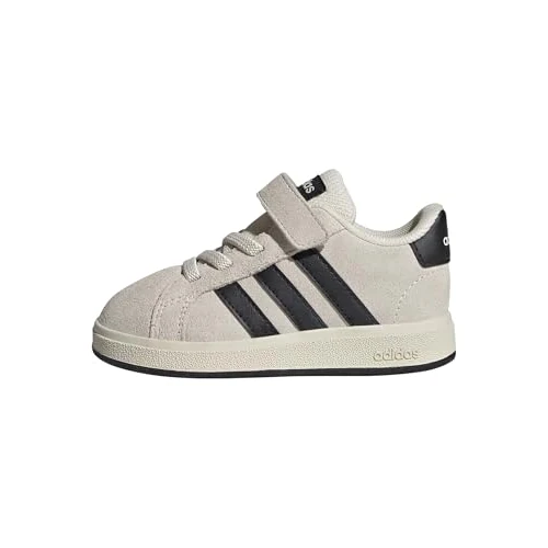 Adidas Unisex Baby Grand Court 00s Shoes Infants, Wonder White/Core Black/Cloud White, 20 EU