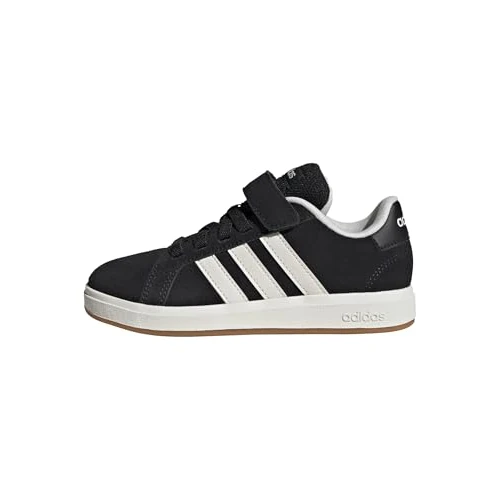 adidas uniseks-kind GRAND COURT 00s SHOES CHILDREN, Core Black/Off White/Gum, 31 1/2 EU