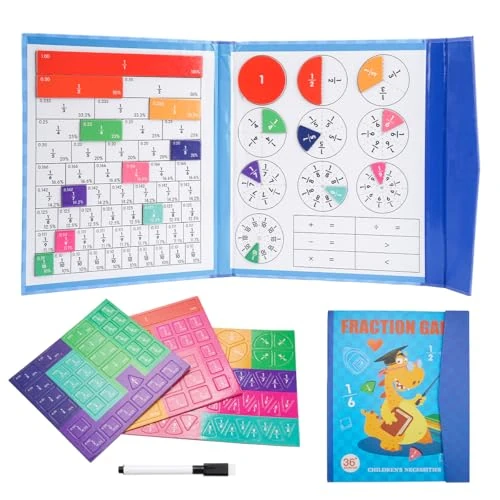 Limited offer: Fraction Calculation Material Magnetic, Fractions Learning Magnet, Magnet Maths Game for Children, Math Resources, Magnetic Fraction Calculation Fraction Circles, Math Toy Fraction for Teaching, from 15.50 EUR to 15.50 EUR (save 0%)