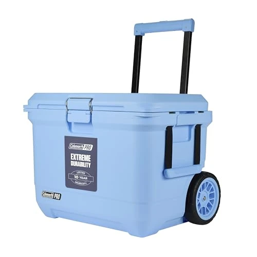 Zeitlich begrenztes Angebot: Coleman PRO Hochleistungs-Kühlbox | 24L - 52L Fassungsvermögen | Hält EIS bis zu 5 Tage lang | Vollschaumisolierung | Große, tragbare Eisbox für den harten Einsatz im Freien & auf Baustellen von 242.09 € auf 242.09 € (0.00% Ra