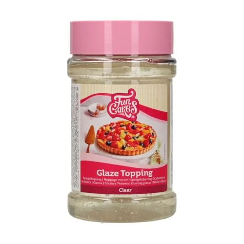 Offerta a tempo: FunCakes Glassa di Copertura, Pronta all'Uso, Glaze Topping per Torte Bavarois, Dessert e Altre Prelibatezze, 375 g - 4% da 7.16 € a 6.85 €