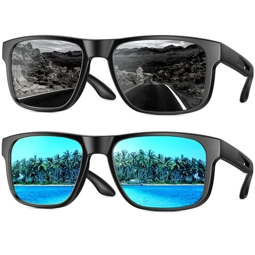 Limitiertes Angebot: YOZISS Polarisiert Sonnenbrillen für Herren Damen,UV400 Schutz Sonnenbrillen Verspiegelt Ultraleicht Sportbrillen für Autofahren,Bootfahren,Angeln,Golf von 16.14 EUR auf 15.33 EUR (Spare 5%)