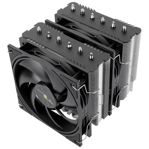 Thermalright Peerless Assassin 120 SE V3 CPU Air Cooler, 6 Heatpipes, Double Tower Double Fan, TL-P12 PWM Fan, Aluminum Heatsink Cover, for AM4/AM5/Intel LGA1851/1700/1150/1200(PA120SE V3)