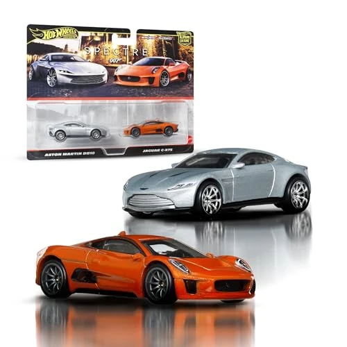 Hot Wheels Premium Car Culture 2er-Pack im Maßstab 1:64, Einzigartige Zusammenstellungen, Real Riders Reifen, Metall/Metall Karosserie, Spielzeug für Sammler, JBK97