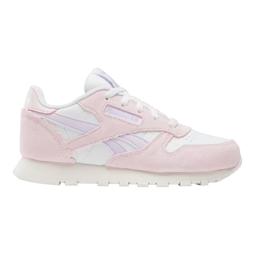 Reebok Baskets Classiques en Cuir pour bébé Fille, Craie/Framboise, Taille 25,5 EU, Chalk Frostedberry, 25.5 EU