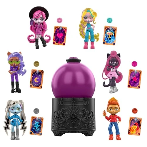 Limited-time offer: Monster High Potions Crystal Ball Mini Dolls, Surprise 3-inch Character Figures with Water Reveal, Charm and Fortune Card (Characters May Vary) from $10.79 to $6.10 (save 43%)