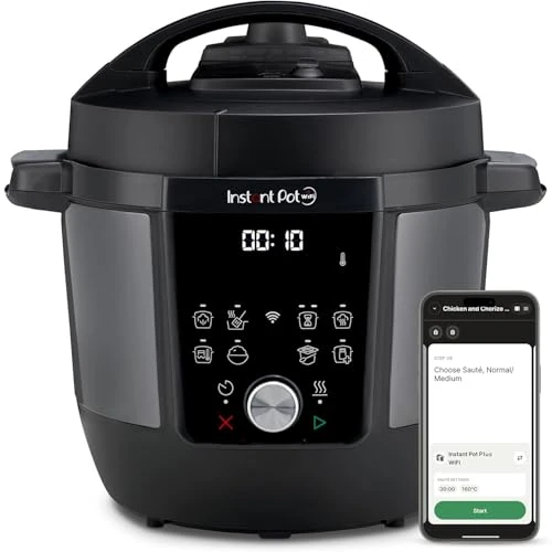 Oferta limitada: Instant Pot Plus: Olla Multicocción 9 en 1 de 5,7 L: Acero inoxidable, Olla a presión, Olla de cocción Lenta, Arrocera, Sartén para saltear, Yogurtera, Calientacomidas, Vaporera, Máquina de vacío de 189.99 EUR a 149.99 EUR (ahorro 21%)