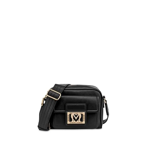 Love Moschino JC4092PP1NLI0000, torba damska, czarna, pojedyncza, czarne, Taglia unica