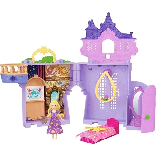 Limited offer: Mattel Disney Princess Toys, Rapunzel Storytime Stackers Doll House Tower with Rapunzel Small Doll, 1 Pascal Figure & 7 Accessories, Inspired by Movie from 26.99 EUR to 18.84 EUR (save 30%)