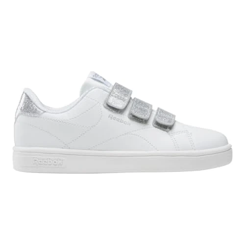 Oferta limitada: Reebok Court Clean Hook & Loop Straps Zapatillas Deportivas, Color Blanco, Blanco y Plateado, Talla 30,5 EU, Blanco y Plateado, 30.5 EU de 31.46 € a 31.46 € (ahorro 0.00%)