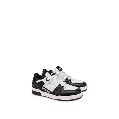 Oferta limitada: Love Moschino JA15084G1NIKB10B, Zapatillas de Deporte para Mujer, Blanco/Negro, 37 EU, Blanco/Negro, 37 EU de 195.00 € a 195.00 € (ahorro 0.00%)