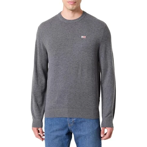 Oferta ograniczona: NAPAPIJRI Donori Crew Neck Sweater męski, Ciemnoszary, M z 361.40 EUR na 361.40 EUR (znizka 0%)