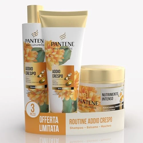 Offerta a tempo: Pantene Pro-V Miracles Addio Crespo Set Regalo per Capelli: 1x Shampoo 250ml — 20% da 19,99 € a 15,99 €