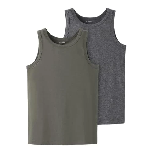 Offerta a tempo: NAME IT Nkmtank Top 2P Noos, Confezione da 2, Foglia di tè, Numeric_98 - 0.00% da 7.36 € a 7.36 €
