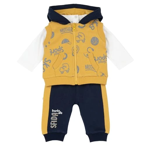 Limited offer: Chicco Boy's Tracksuit Set, Fleece Lined Two-piece suit suit Chicco (pack of 2) from 75.39 EUR to 75.39 EUR (save 0%)