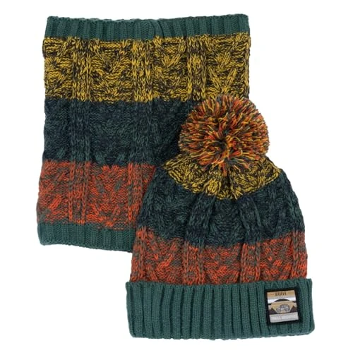 Chicco hat and Neck Warmer Set Orange