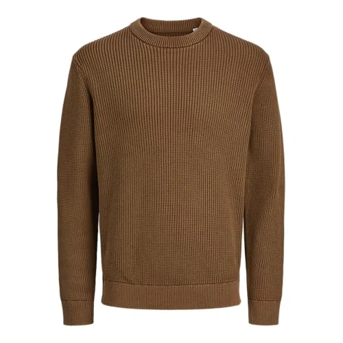 Beperkte aanbieding: JACK & JONES Jjtanaka Knit Crew Neck, Monks Robe, XXL van 30.35 EUR naar 30.35 EUR (besparing 0%)